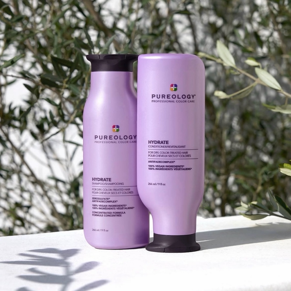 New Pureology Hydrate Shampoo & Conditioner Hair Care Duo (9 fl oz Each)